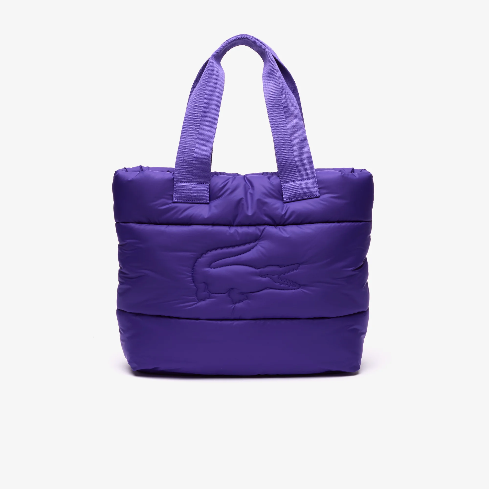 Puffy Croc Quilted Tote