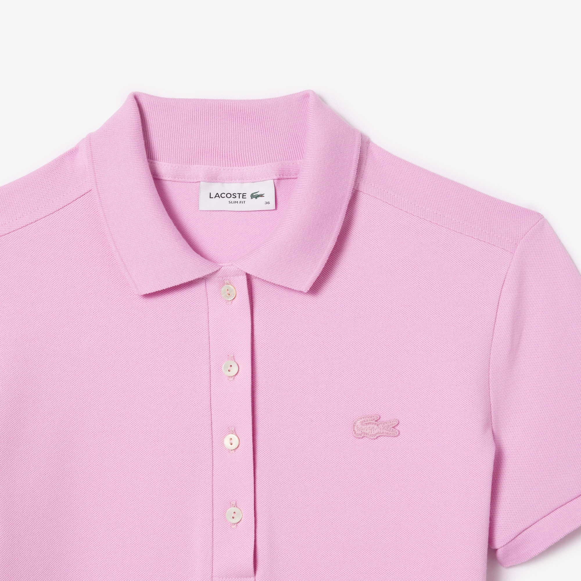 POLO RALPH LAUREN SLIM FIT STRETCH POLO SHIRT, Pink Women's Polo Shirt