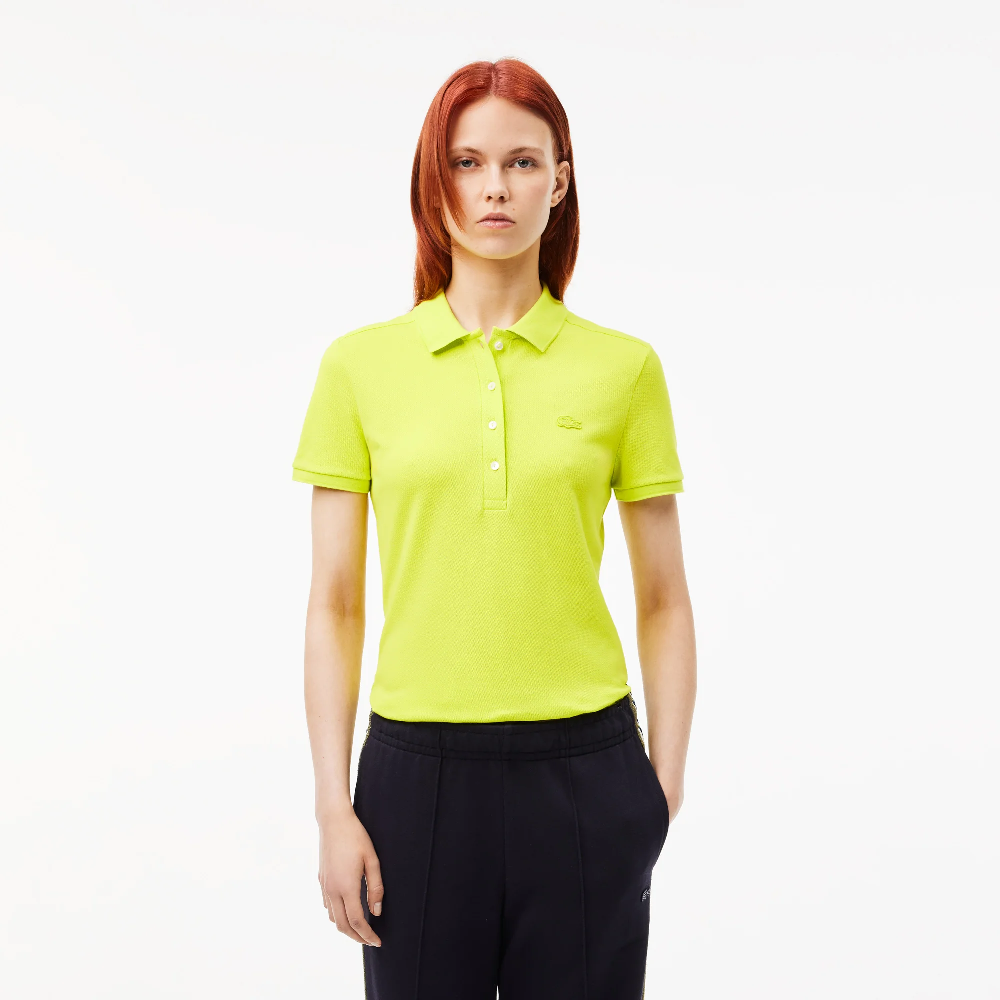 L.12.D Slim Fit Stretch Mini Pique Polo Shirt LACOSTE VN