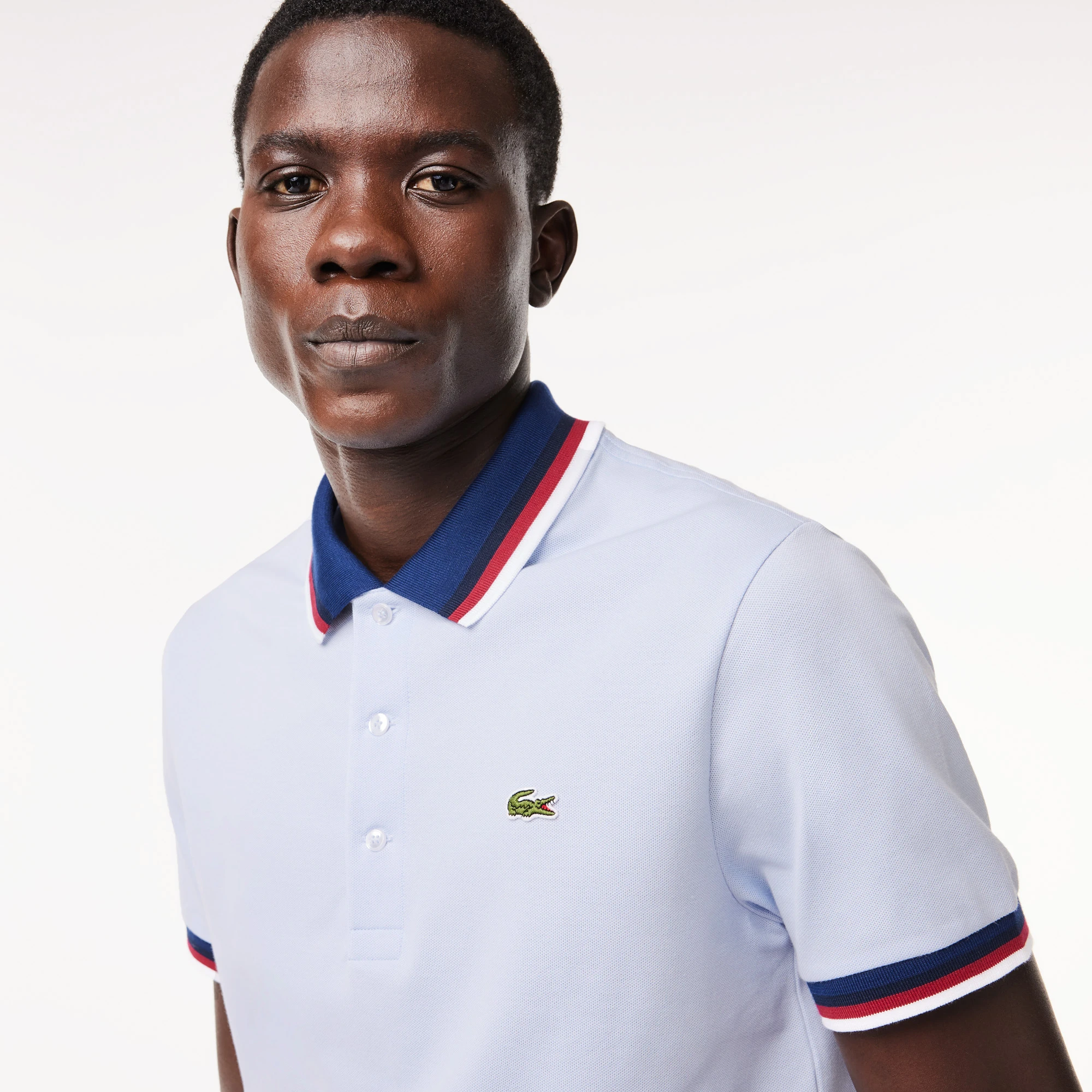 Lacoste mini pique stretch polo hot sale