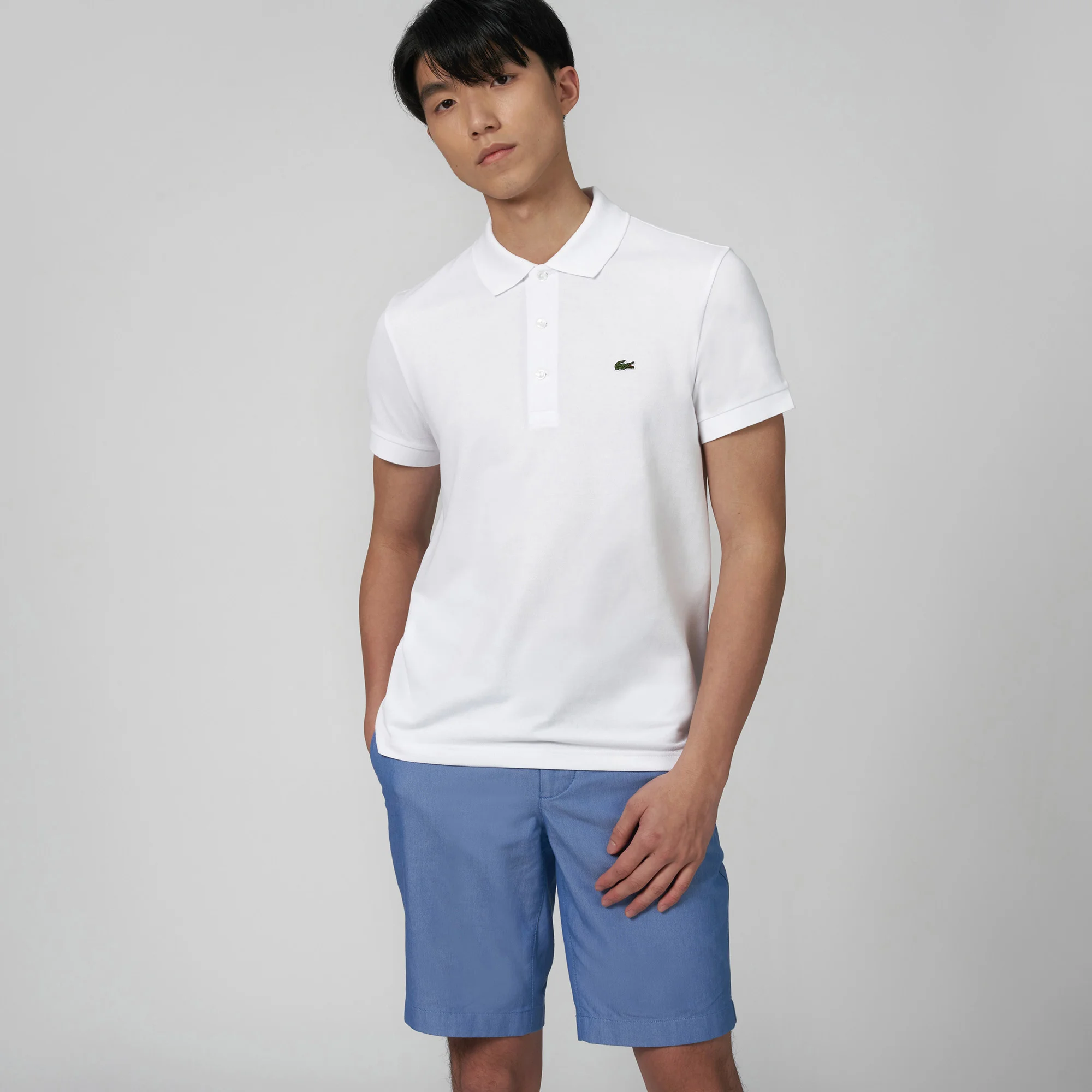 Lacoste slim fit stretch polo sale