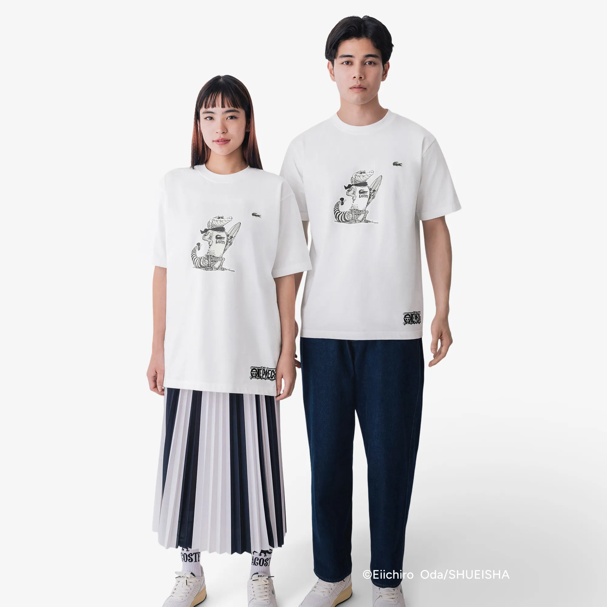 Lacoste x ONE PIECE graphic T shirt
