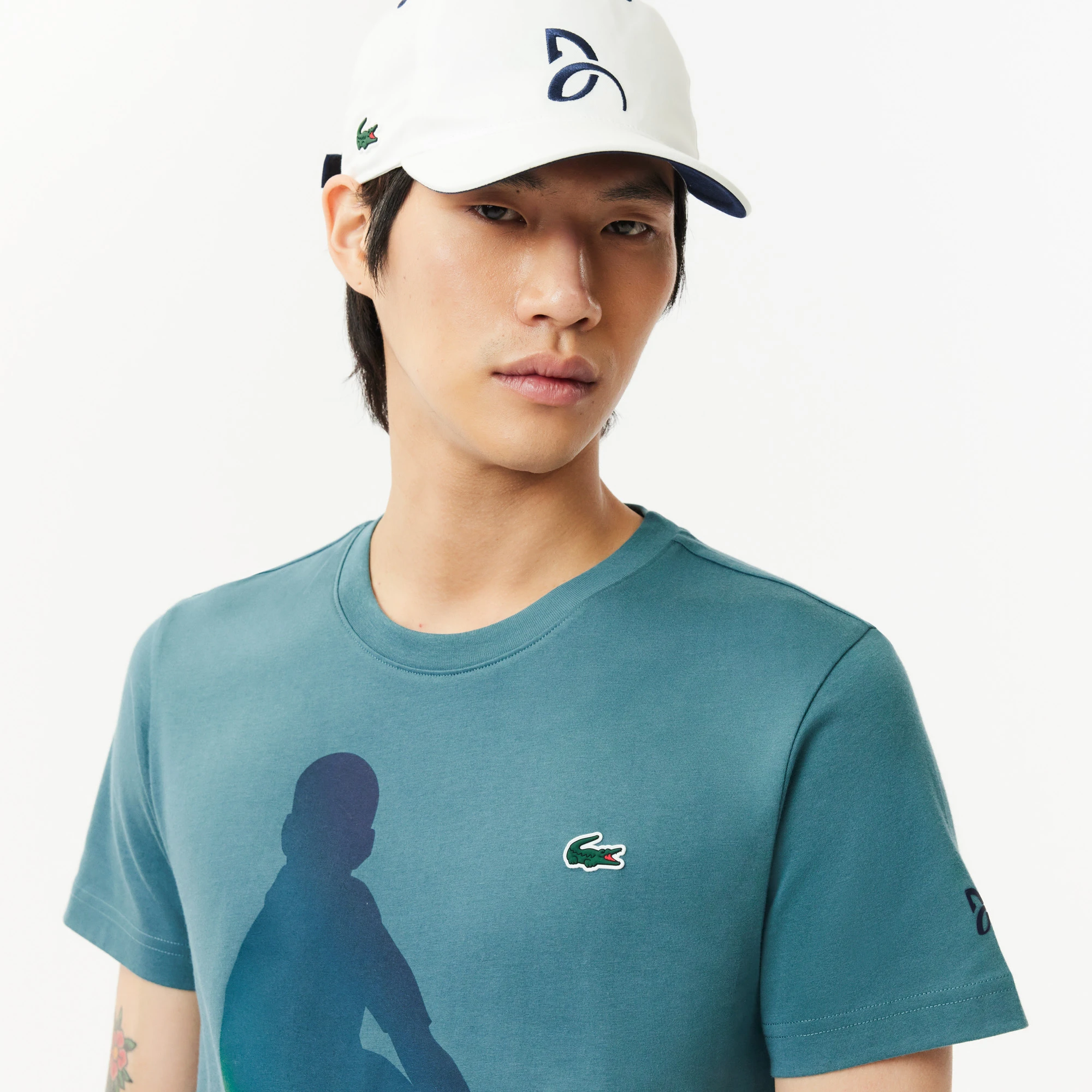Lacoste Tennis x Novak Djokovic T shirt and Cap. LACOSTE VN