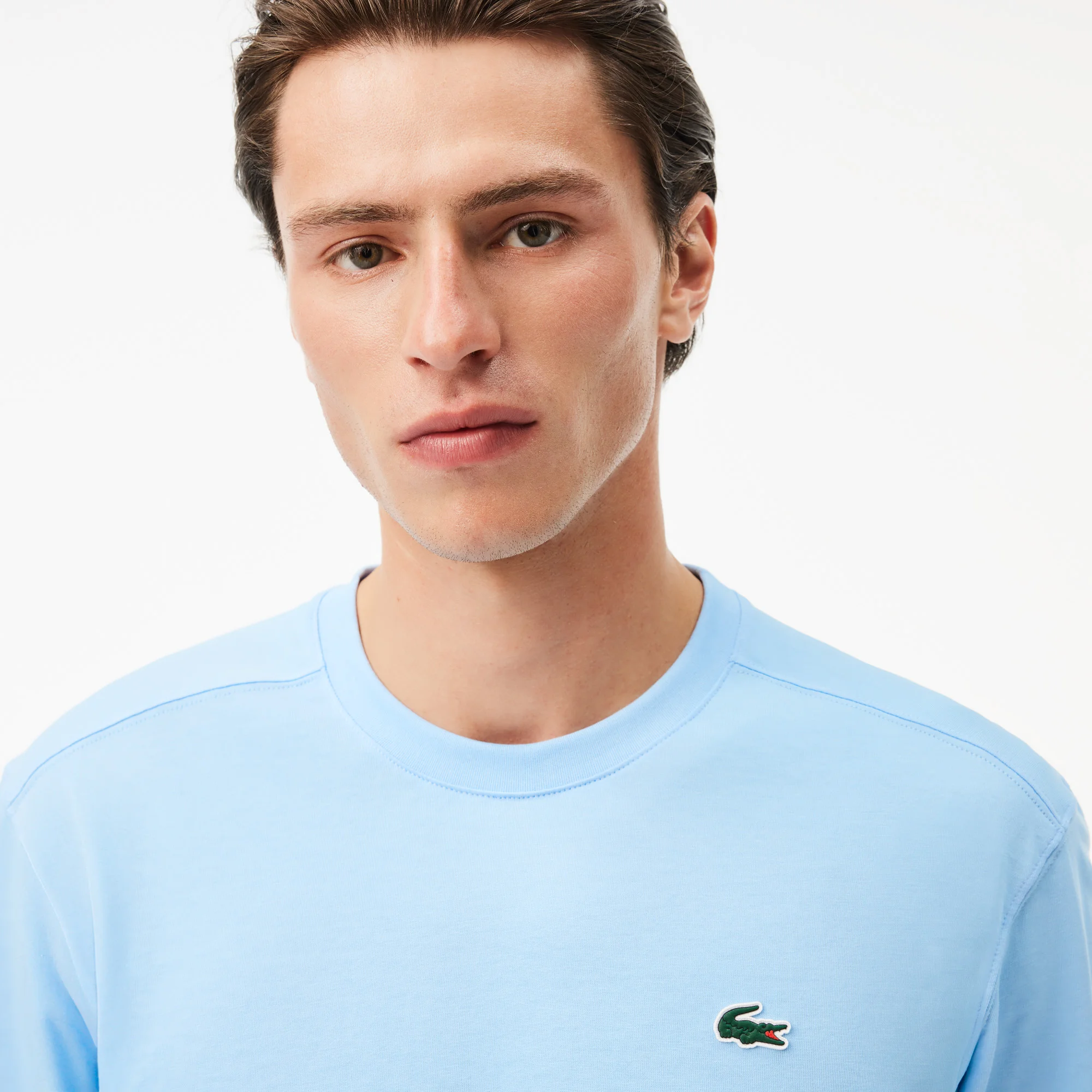 Lacoste crew neck t shirt sale deals