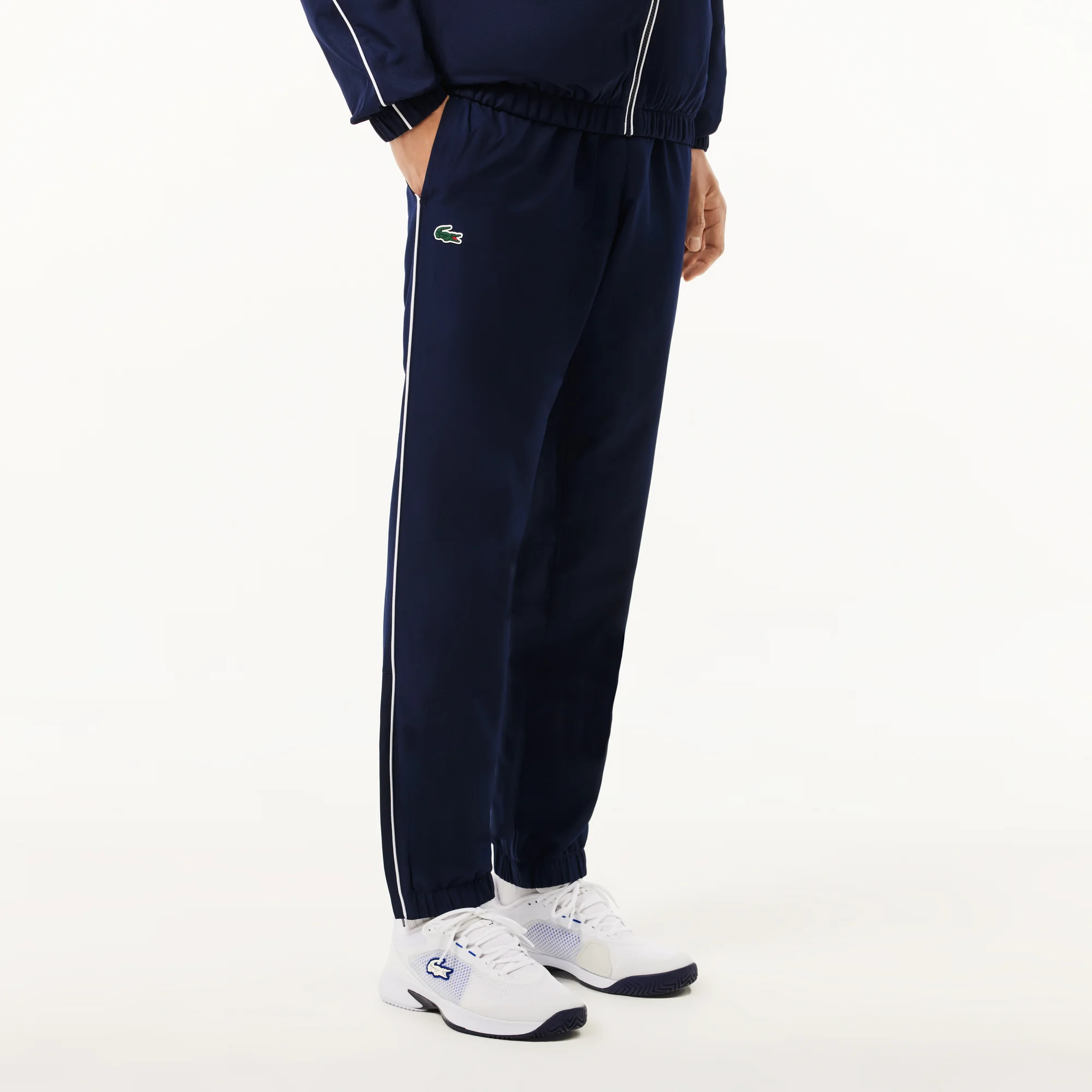 Lacoste taffeta tracksuit deals