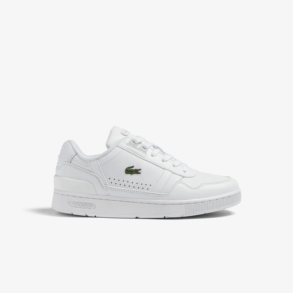 Women's Lacoste T-Clip Leather Trainers