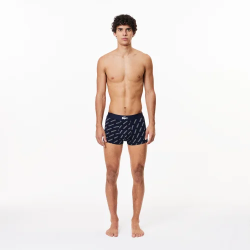 Bộ 3 Quần Lót Boxer Lacoste Nam Chất Liệu Cotton Co Giãn - Xanh Navy • BCK