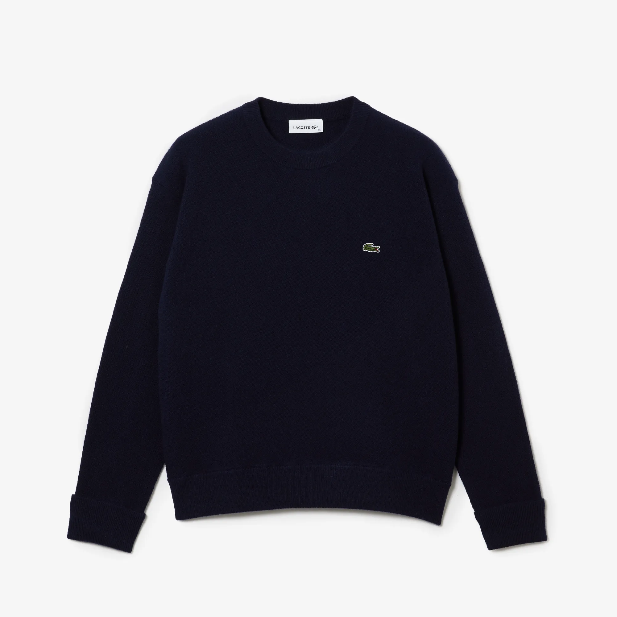 Women’s Lacoste Crew Neck Wool Sweater