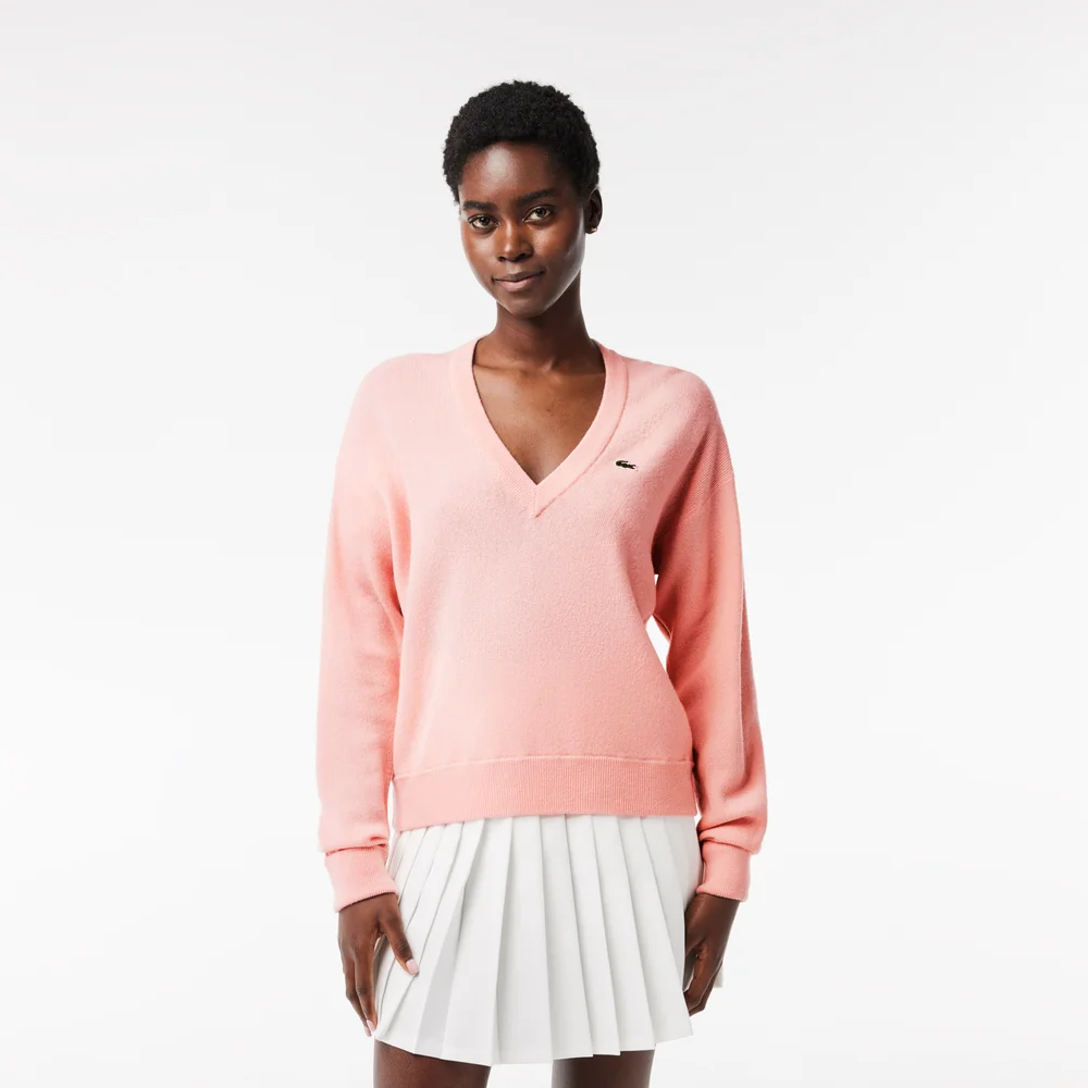 Women’s Lacoste V-Neck Sweater