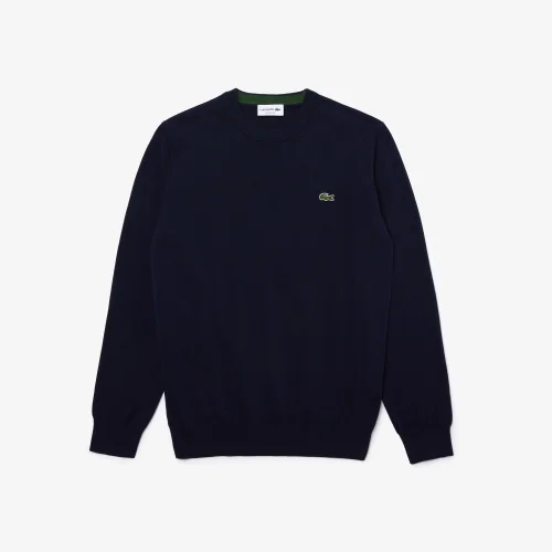 Heavy Knit Badge Tennis Sweater