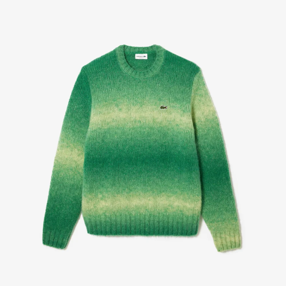 Heavy Knit Badge Tennis Sweater