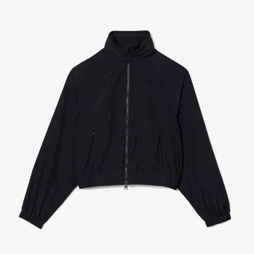 Short Hooded Nylon Jacket