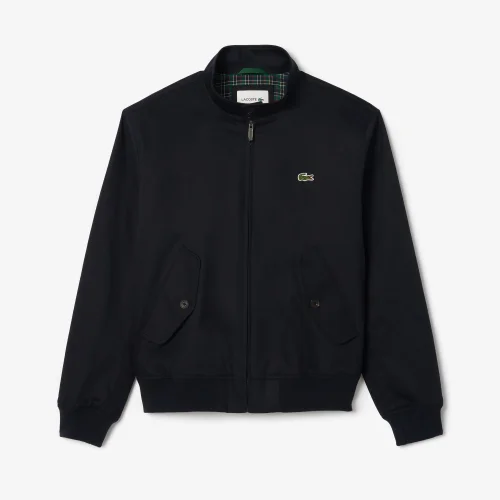 Áo Khoác Lacoste Nam Harrington Chất Liệu vải Cotton Twill Chống Mưa