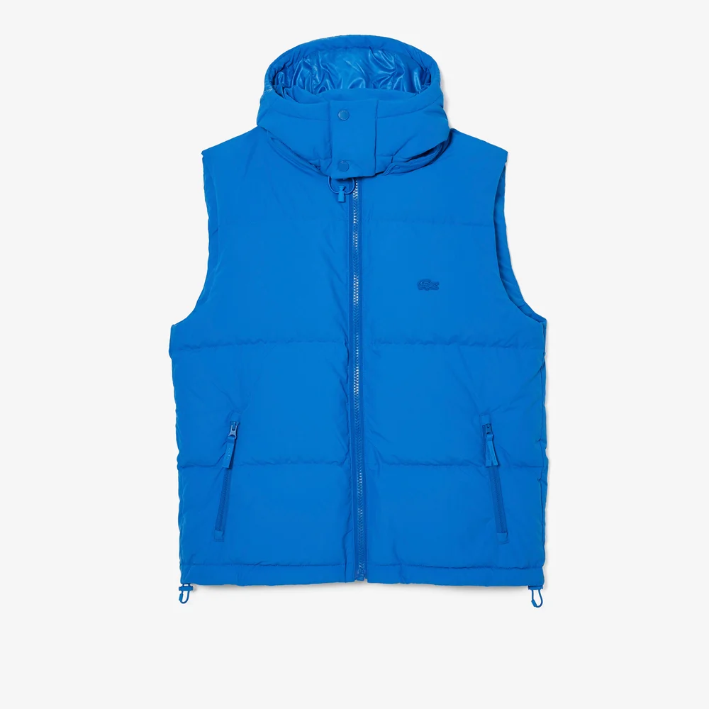 Áo Khoác Phao Lacoste Nam Dáng Gilet Với Logo Cá Sấu