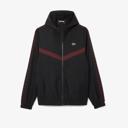 Lacoste sport hooded jacket sale