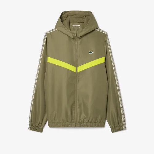 Lacoste taffeta windbreaker hot sale