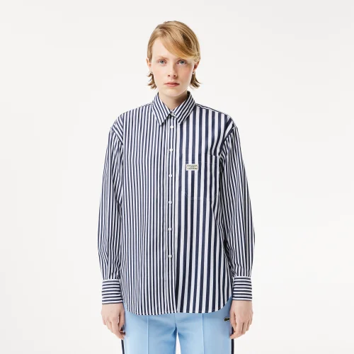 Flowing, Oversized Lyocell Shirt