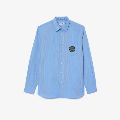 Striped Shirt with Badge