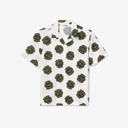 Short Sleeved Oxford Cotton Shirt