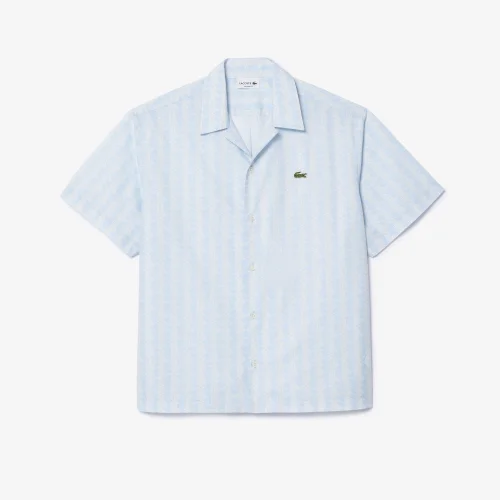 Đầm Lacoste Nữ Dáng Ôm Chất Liệu Jacquard Họa Tiết Monogram