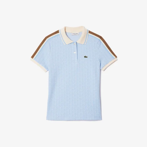 Double Sided Cotton Piqué Oversized Polo Shirt