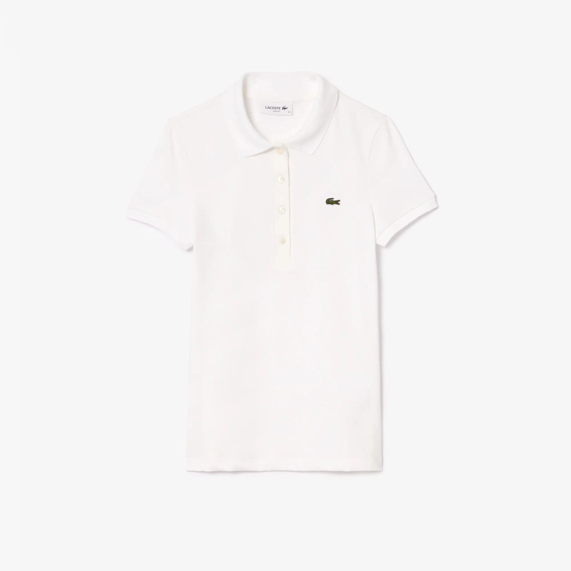 Áo Polo Lacoste Nữ Dáng Ôm Chất Liệu Cotton Jersey Co Giãn