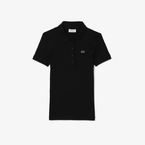 Áo Polo Lacoste Nữ L.12.D Ôm Dáng Chất Liệu Cotton Gân