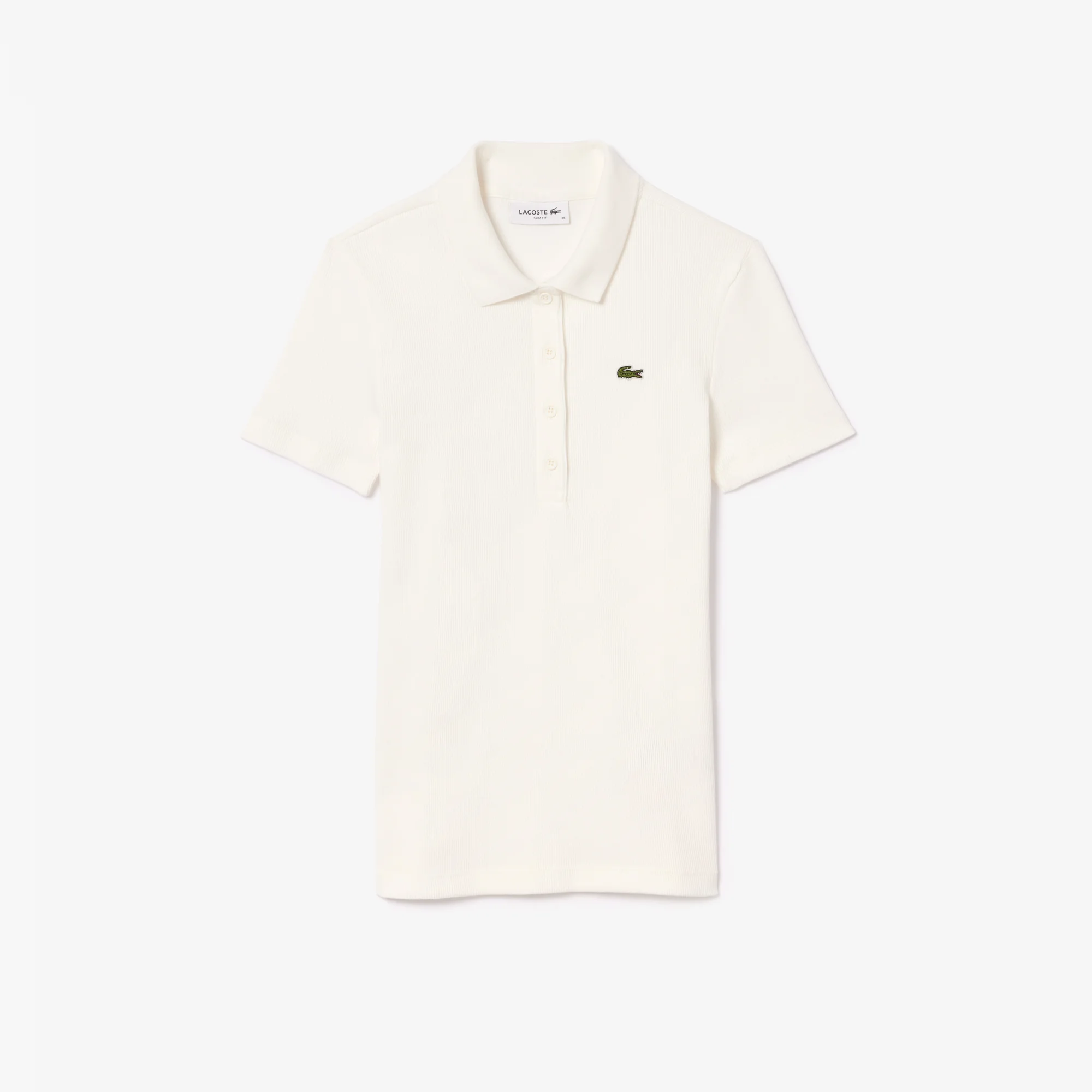 L.12.D Slim Fit Ribbed Cotton Polo Shirt