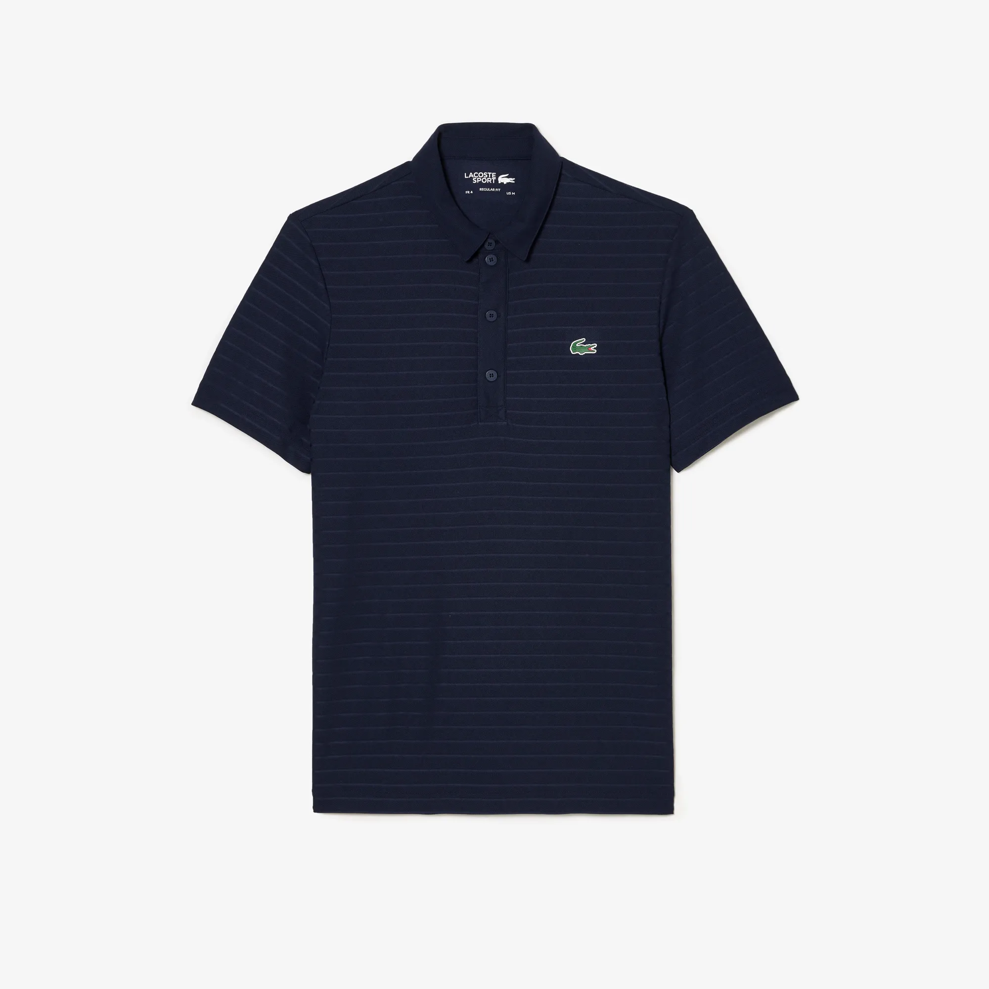 Men’s Lacoste SPORT Textured Breathable Golf Polo Shirt
