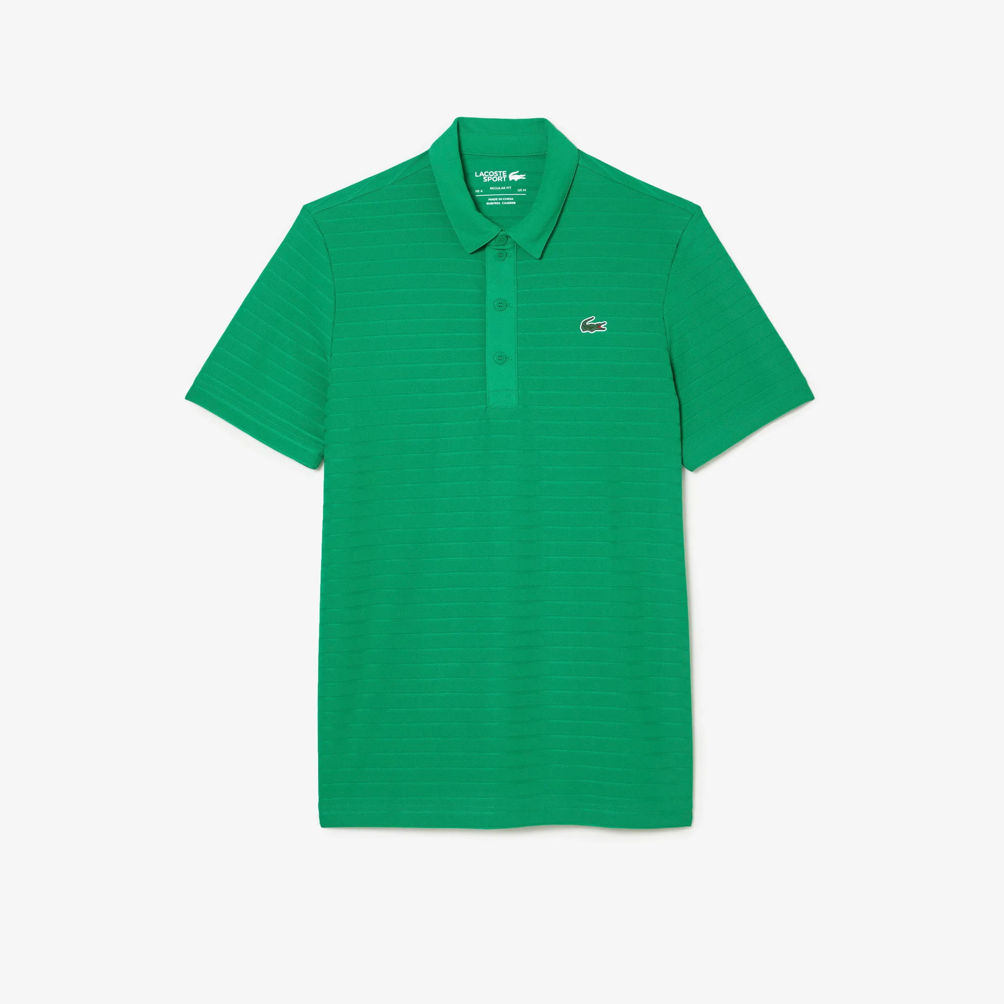 Men’s Lacoste SPORT Textured Breathable Golf Polo Shirt