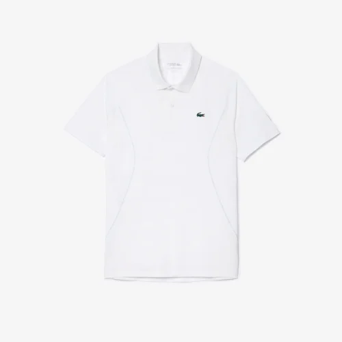 Ví Đựng Thẻ Lacoste Nam The Blend Chất Liệu Da Hạt In Họa Tiết Monogram