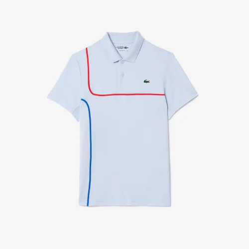 Áo Polo Golf Lacoste Nam Chống Tia UV Công Nghệ Ultra-Dry Họa Tiêt In Nhỏ