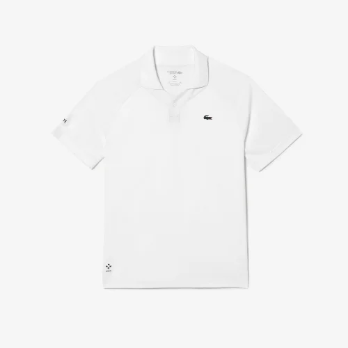 Men’s Lacoste Golf Printed Recycled Polyester Polo Shirt