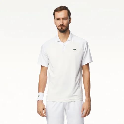 Men’s Lacoste Golf Printed Recycled Polyester Polo Shirt