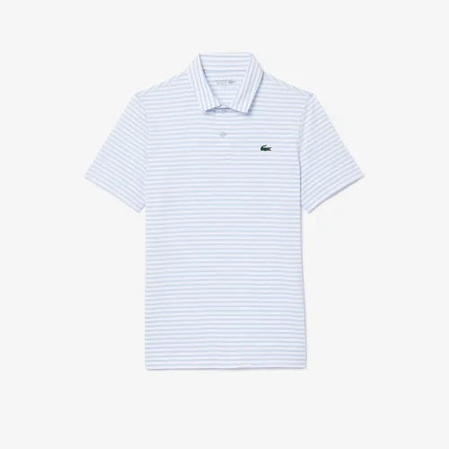 Áo Polo Golf Lacoste Nam Chất Liệu Polyester Tái Chế Họa Tiết In