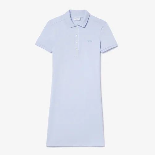 Đầm Polo Lacoste Nữ Tay Áo 3/4 Chất Liệu Cotton Piqué