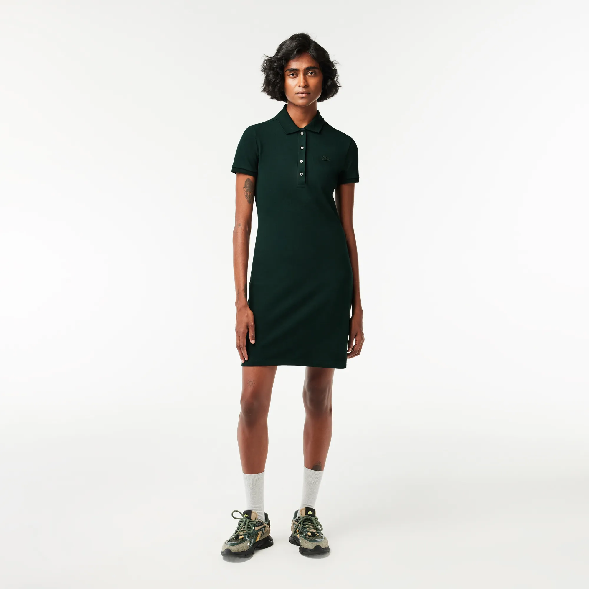 Đầm Polo Lacoste Nữ Chất Liệu Cotton Piqué Co Giãn