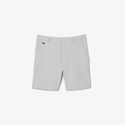 Áo Len Tennis Lacoste Unisex Chất Liệu Dệt Kim Dày Có Huy Hiệu