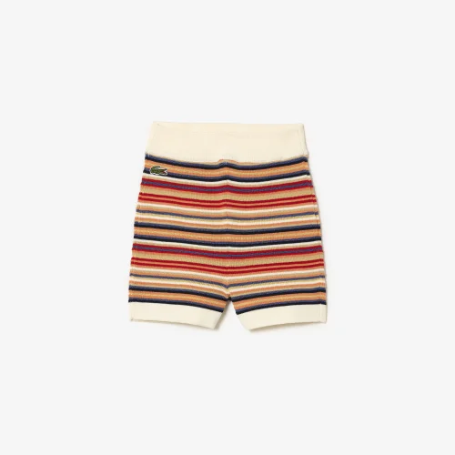 Graphic Print Short Draped Bermuda Shorts