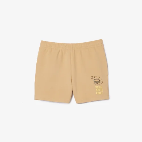 Natural Dyed Short Cotton Fleece Shorts