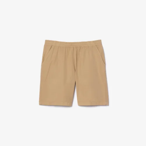 Relaxed Fit Cotton Poplin Elasticated Shorts
