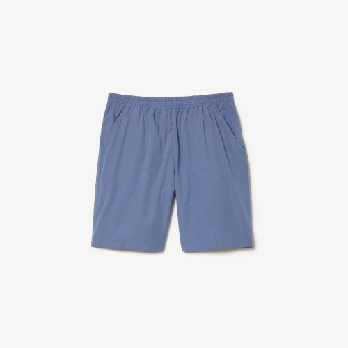 Relaxed Fit Cotton Poplin Elasticated Shorts