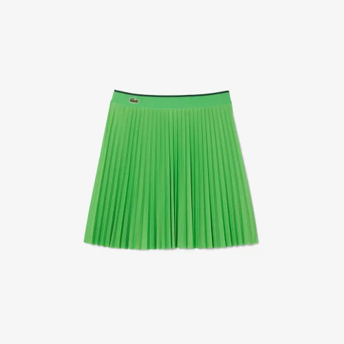 Short Pleated Elastic Waist Skirt