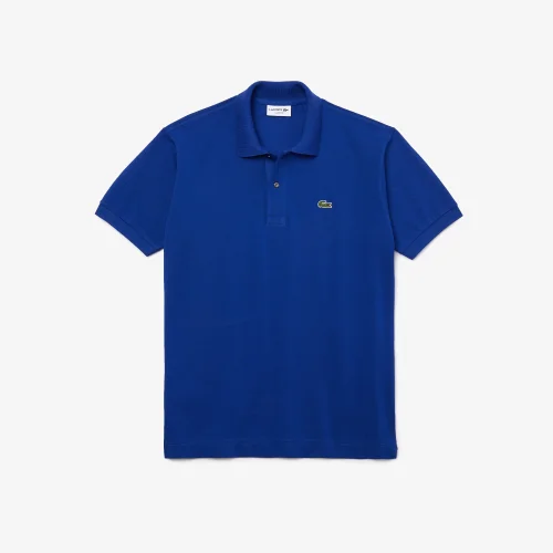 Áo Polo Lacoste Nam Dáng Cổ Điển Họa Tiết Monogram Cổ Phối Màu