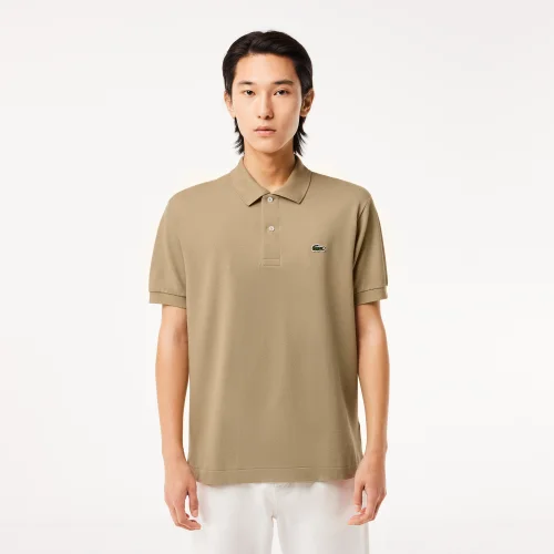 Original L.12.12 petit piqué cotton Polo Shirt - Beige • CB8