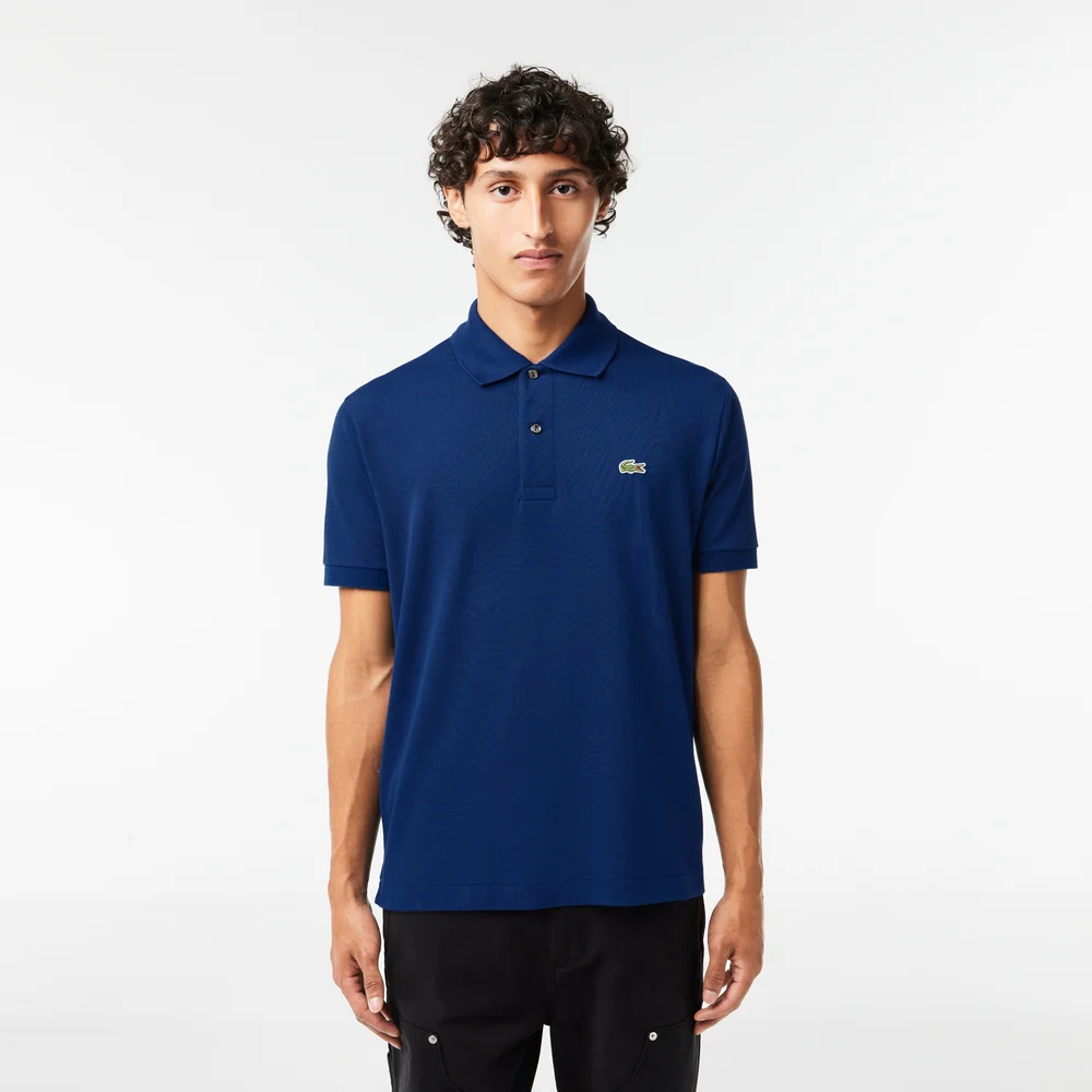 Áo Polo Lacoste Nam L.12.12 Dáng Cổ Điển - Xanh Navy • F9F