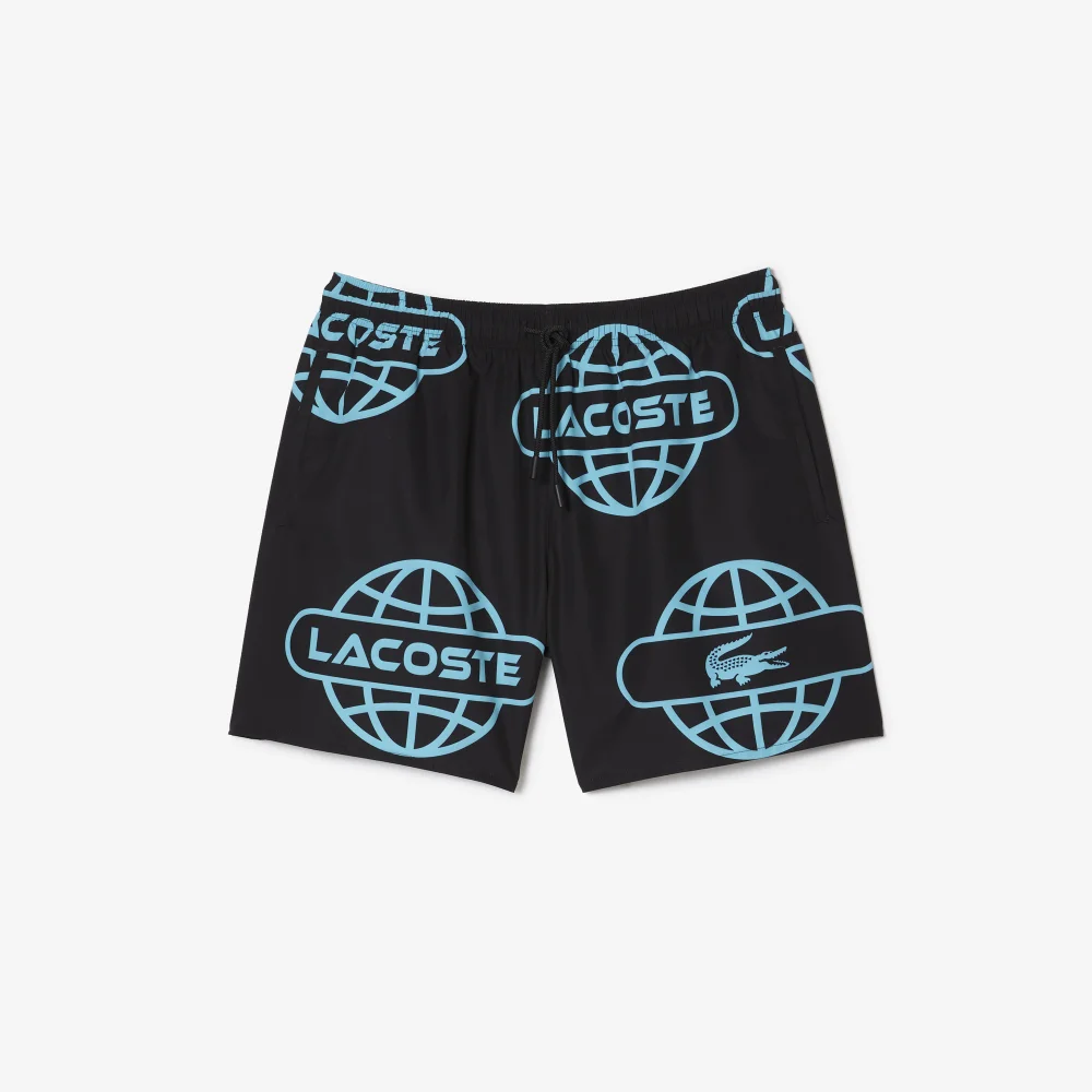 Crocodile Print Swim Trunks