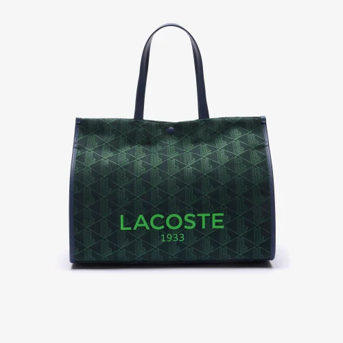 Unisex Lacoste The Blend Monogram Print Weekend Bag