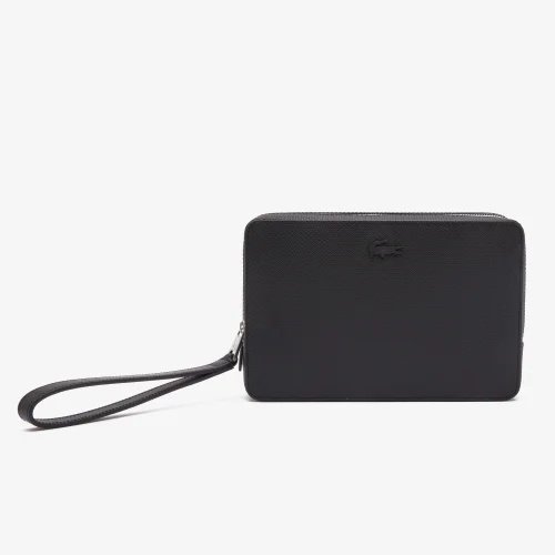 Men’s Chantaco Piqué Leather Zip Pouch