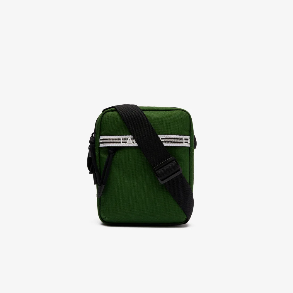 Men’s Lacoste Neocroc Recycled Fiber Vertical Messenger Bag | LACOSTE VN